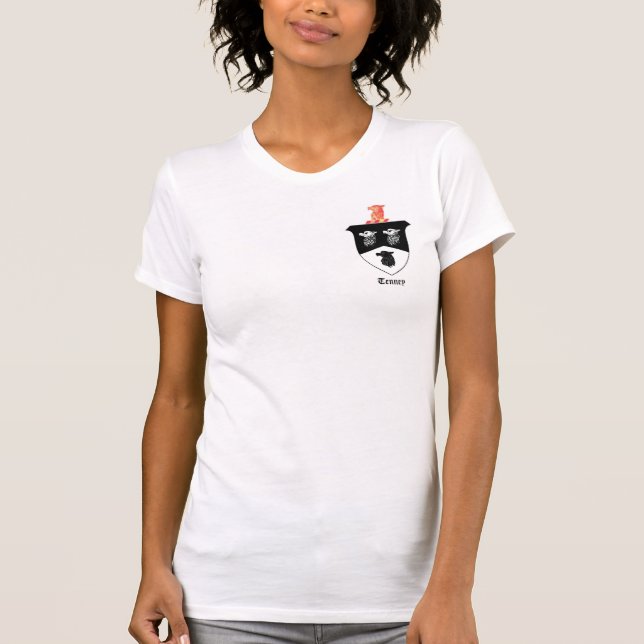 Women's Slim Fit T-Shirt - Tenney Family Crest (Vorderseite)