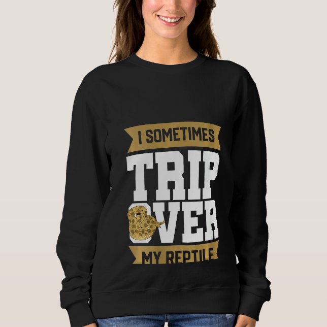 Womens Snake Snake Lover & Keeper Sweatshirt (Vorderseite)