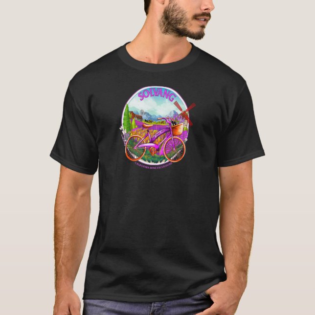Womens Solvang California Danish Village Weinprobe T-Shirt (Vorderseite)