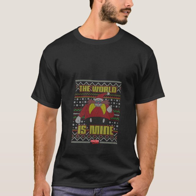 Womens Sonic Der Igel Weihnachtsarzt Eggman T-Shirt (Vorderseite)
