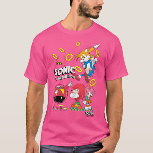 Womens Sonic The Igel Sonic Friends Vs Dr. Eg T-Shirt