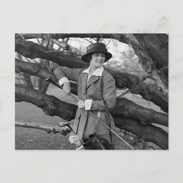 Women's Style in Golf Atture, Anfang der 1900er Ja Postkarte (Vorderseite)