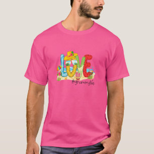 Womens Summer Liebe Grammylife Grammy Liebe Beach T-Shirt