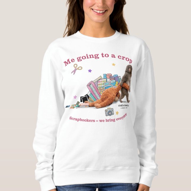 Women's Sweatshirt Punch the Monkey (Vorderseite)