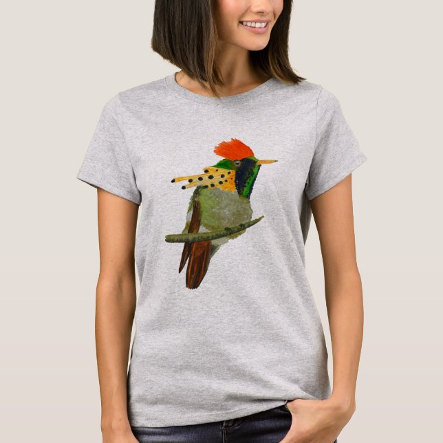 Women's t-shirt with Tufted Coquette design (Vorderseite)