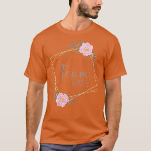 Womens Team Bride Stag Night Rose Blue Bridge T-Shirt