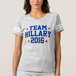 Women's "TEAM HILLARY 2016" Jersey T-Shirt