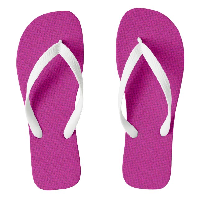 Womens Trendy Elegant Champagne Pink Template Flip Flops (Fußbett)