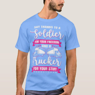 Womens Trucking Country Trucker Diesel Fracht Tru T-Shirt