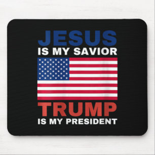 Womens Trump 2020 gibt Jesus ist mein Retter Trump Mousepad