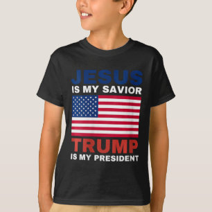 Womens Trump 2020 gibt Jesus ist mein Retter Trump T-Shirt