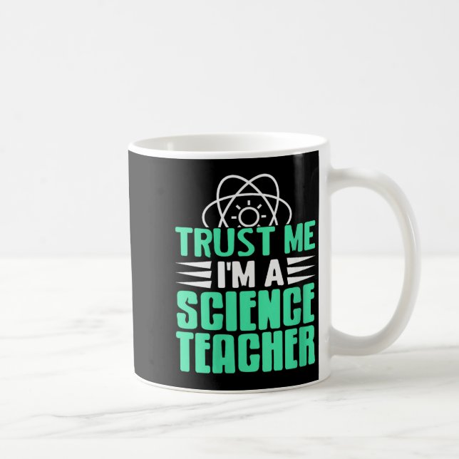 Womens Trust Me I’m Science Teacher With Stem Supe Kaffeetasse (Rechts)