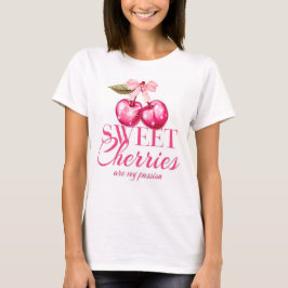 Women's Tshirt Sweet Cherries