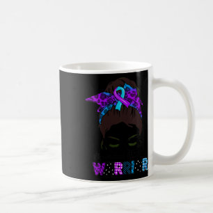 Womens Tu Messy Bun Ribbon Rheumatoide Arthritis A Kaffeetasse