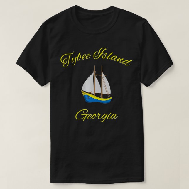 Womens Tybee Island T-Shirt (Design vorne)