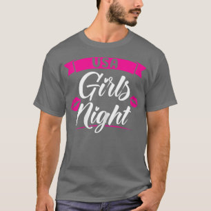Womens USA girls night party ladies bride 713 T-Shirt