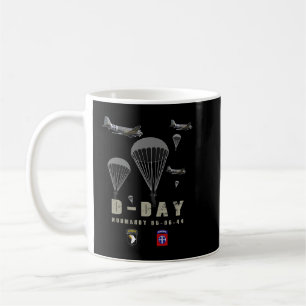 Womens USA Paratroopers D-Day Weltkrieg Normandie  Kaffeetasse
