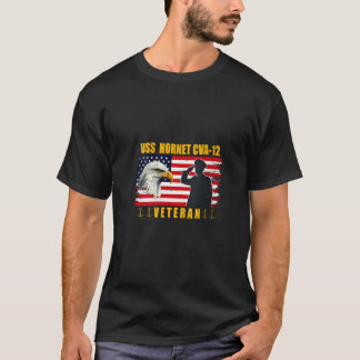 Womens USS Hornet Aircraft Carrier Veterans Day Fi T-Shirt