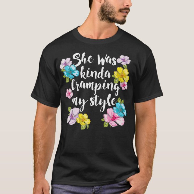 Womens Uterus  She Was Kinda Cramping My Style Gif T-Shirt (Vorderseite)