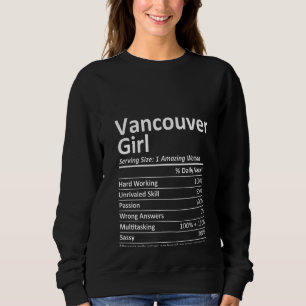 Womens Vancouver Girl Wa Washington Funny City Hom Sweatshirt