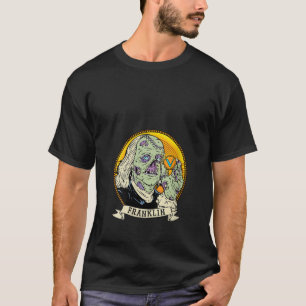 Womens Vechain Zombie Dollar Ben Franklin Hodl VET T-Shirt