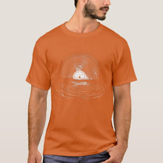 Womens Vinyl Music Vinyl Moon Vinyl Record Lovers T-Shirt