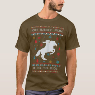 Womens, was es Spaß macht, Pferd zu reiten, zu Gei T-Shirt