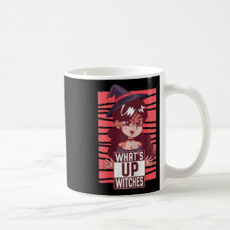 Womens Wat's Up Hexen Frauen Pumpkin Girl Niedlich Kaffeetasse