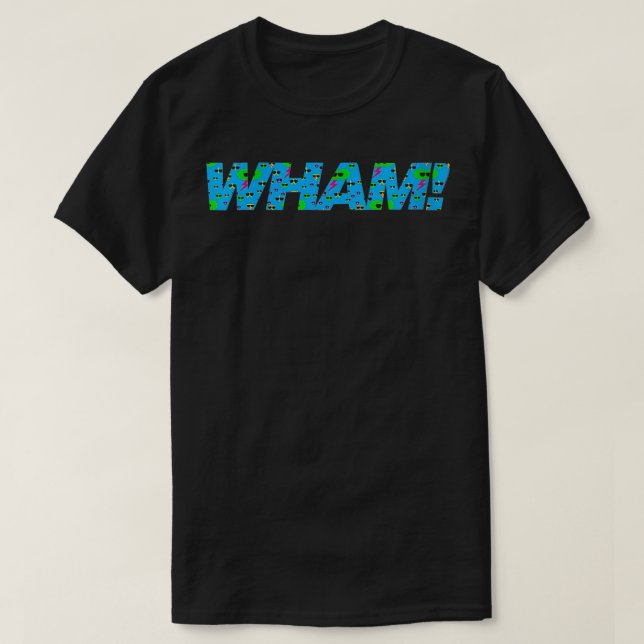 Womens Wham wie ein Baby VNeck T-Shirt (Design vorne)