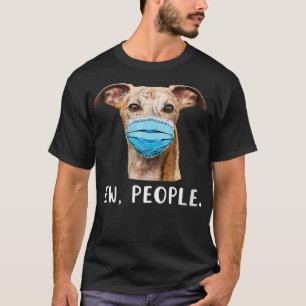 Womens Whippet Greyhound Hund tragen Gesichtsmaske T-Shirt