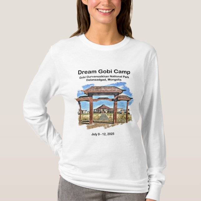 Women's White Long-sleeved  T-Shirt (Vorderseite)