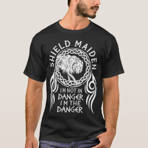 Womens Wikinger Wikinger Fenrir Schildmaid Lagerth T-Shirt