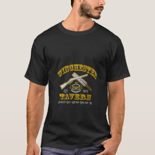 Womens Winchester Shaun von Zombie Movie Tavern Th T-Shirt