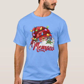 Womens Womens Seligen Memaw Weihnachtsmannmütze Xm T-Shirt