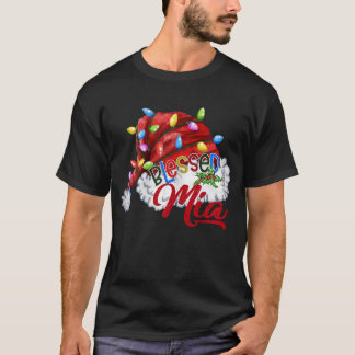 Womens Womens Seligen Mia Weihnachtsmannmütze Weih T-Shirt