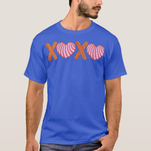 Womens XOXO Conchas y Churros Mexican Brei Lover T-Shirt