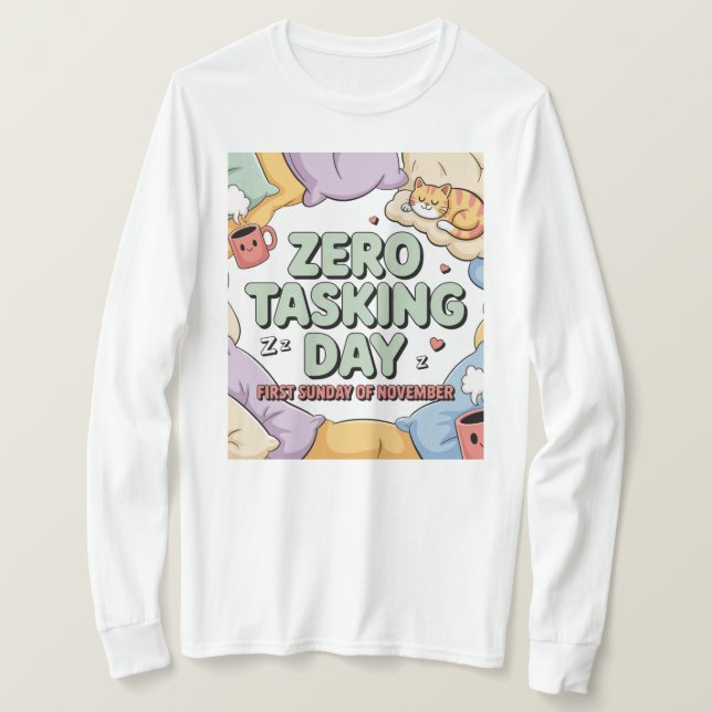 Womens Zero Tasking Day T-Shirt  (Design vorne)