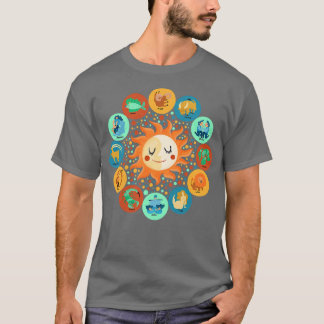Womens Zodiac Horoskop Astrologie Premium T - Shir T-Shirt
