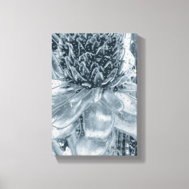 Wonder Ananas Blume Stretched Canvas Print Leinwanddruck