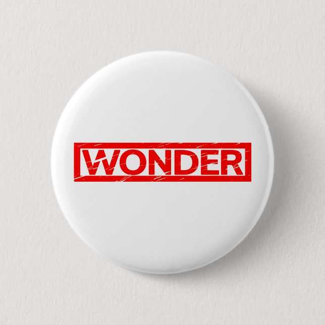 Wonder-Briefmarke Button (Vorderseite)