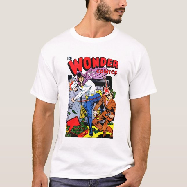 Wonder Comic #8 - Grim Sensenmann T-Shirt (Vorderseite)