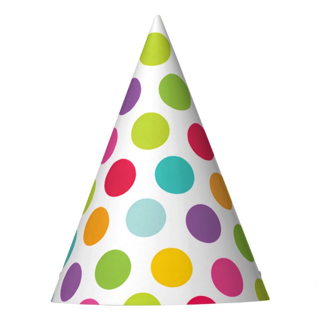 Wonder Dots Party Hat Partyhütchen (Vorderseite)