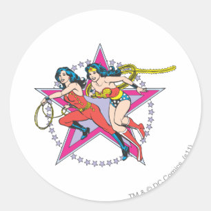Wonder Girls Runder Aufkleber