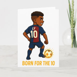 Wonder Kid 10 Cartoon-Fußballheld-Kunstwerk T-Shir Karte