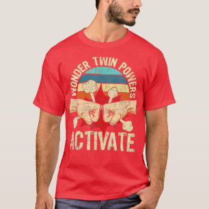 Wonder Twin Power aktivieren Twins Brother Sister  T-Shirt