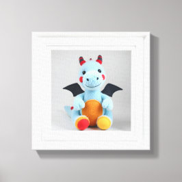 Wonder Wall Art Blue Dragon Joy Leinwanddruck