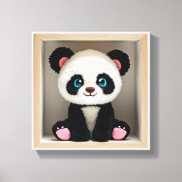 Wonder Wall Art Panda Cuddle Buddy Leinwanddruck