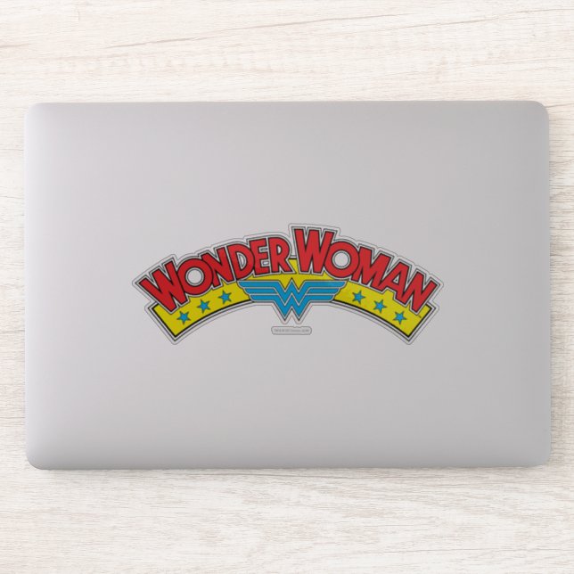 Wonder Woman 1987 Comic Book Logo Aufkleber (Computer)