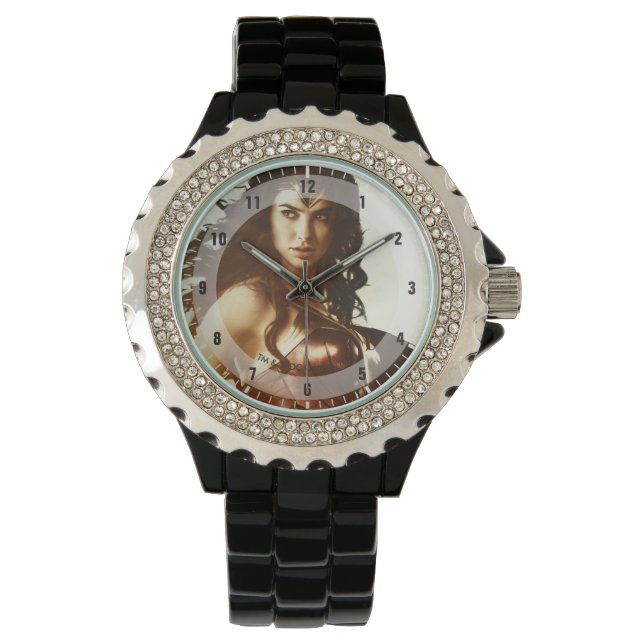 Wonder Woman bei Sunset Armbanduhr (Vorderseite)