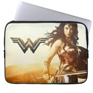 Wonder Woman bei Sunset Laptopschutzhülle